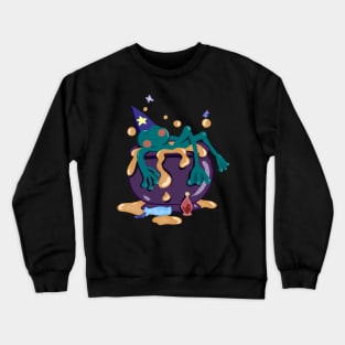 Wizard Frog Bath Crewneck Sweatshirt
